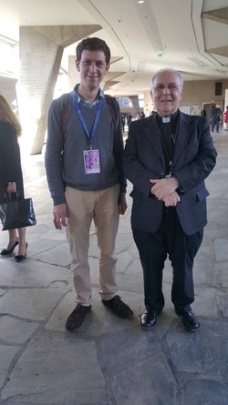 Mgr Francesco Follo et M François BAUSSON (MRJC) 